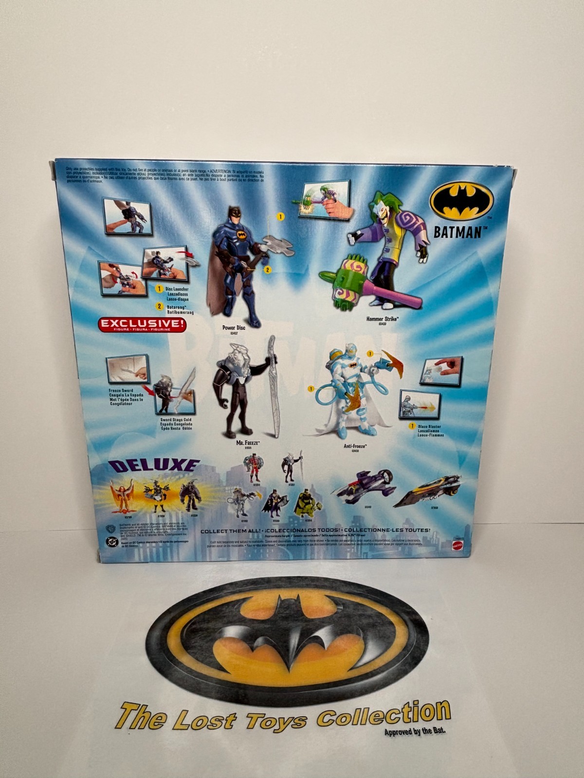 The Batman Multi Pack NEW Hammer Strike Joker~Mr Freeze~Power Disc~Anti 2005
