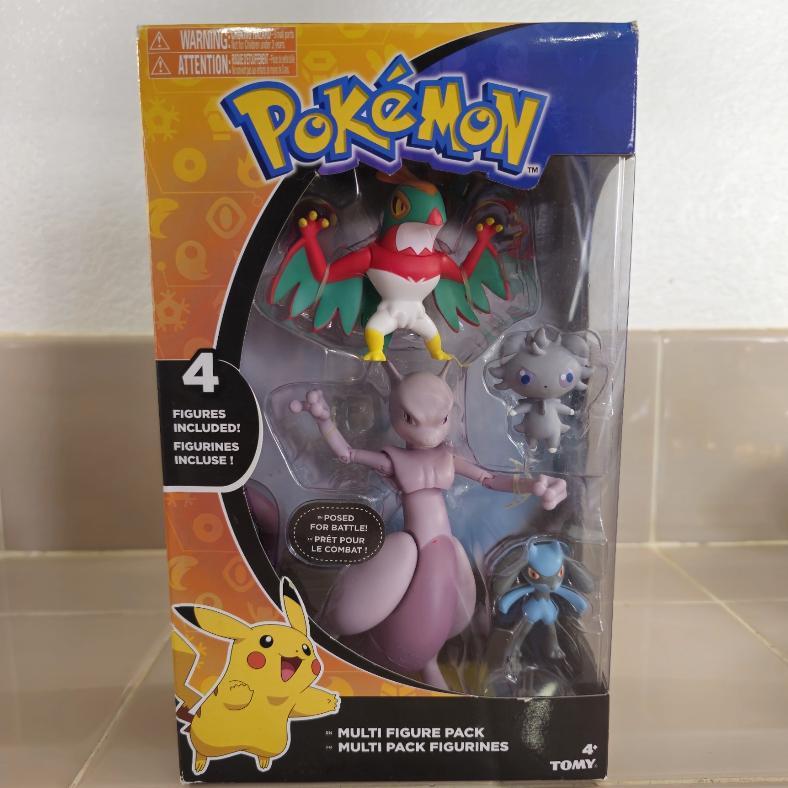 Tomy Pokémon 4 Multi Figure Pack New Sealed 2017 Mewtwo-TR06