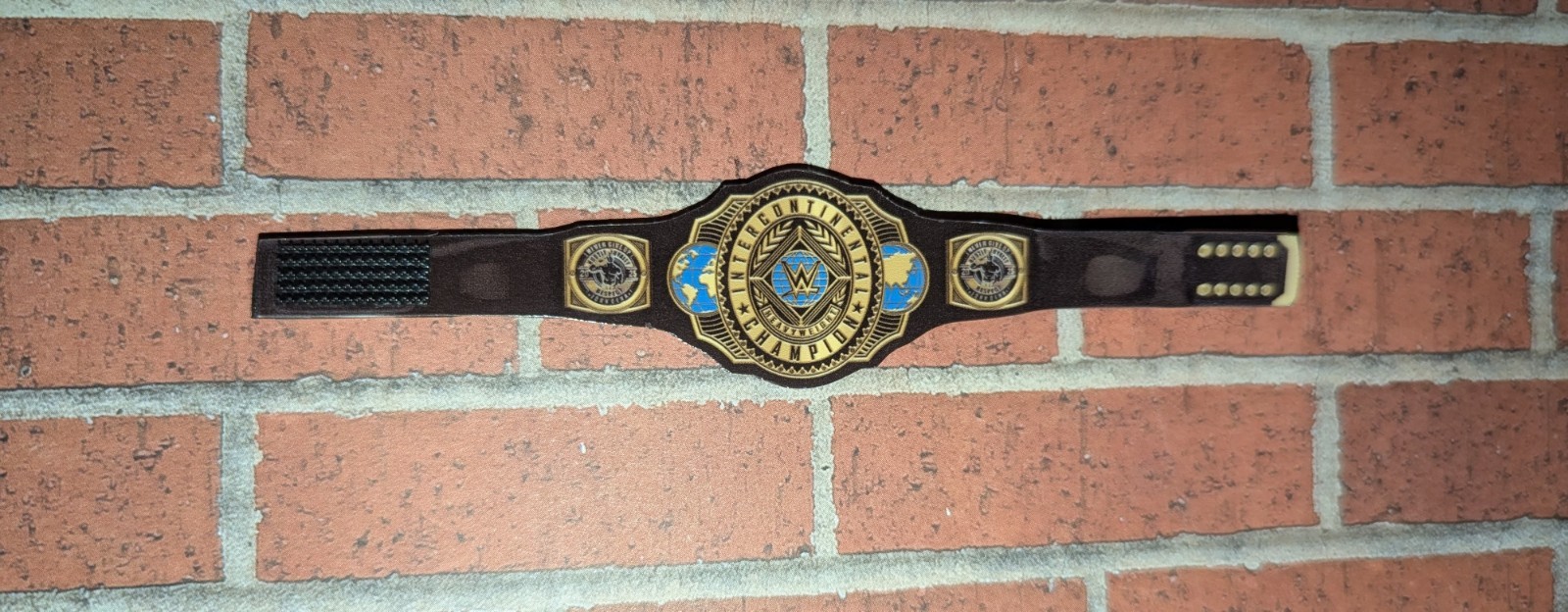 Custom WWE WWF John Cena Intercontinental Belt for 6&Prime; (figures not included)