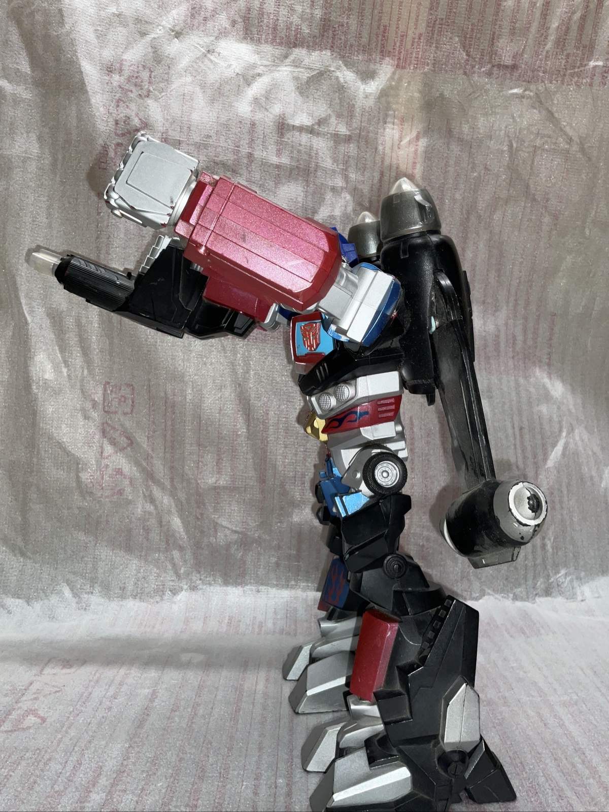 Transformer 2008 Optimus Prime Mega Power Bot 12” READ