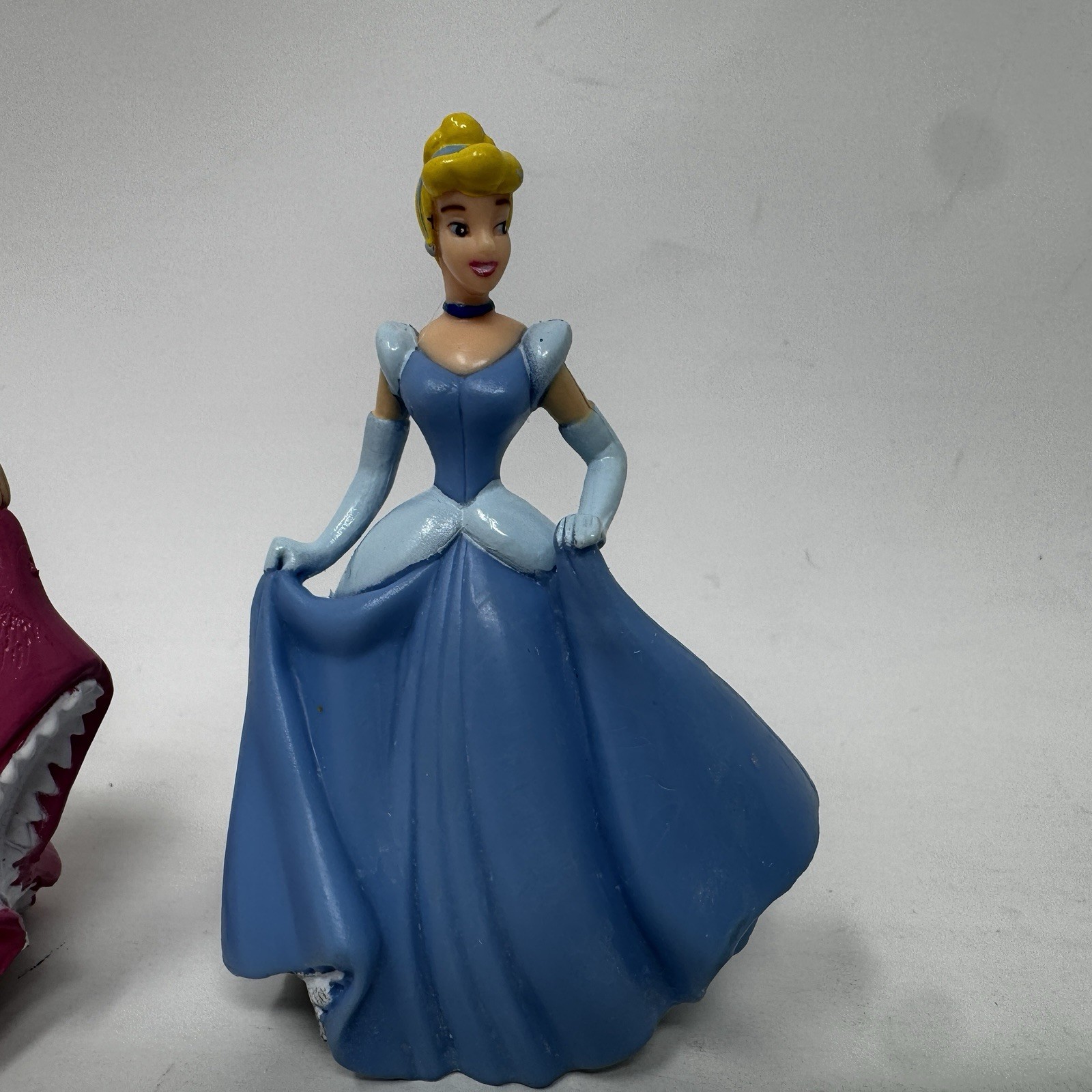 3&Prime; DISNEY PRINCESS FIGURES Cinderella, Aurora CAKE TOPPERS DecoPac Hard Plastic