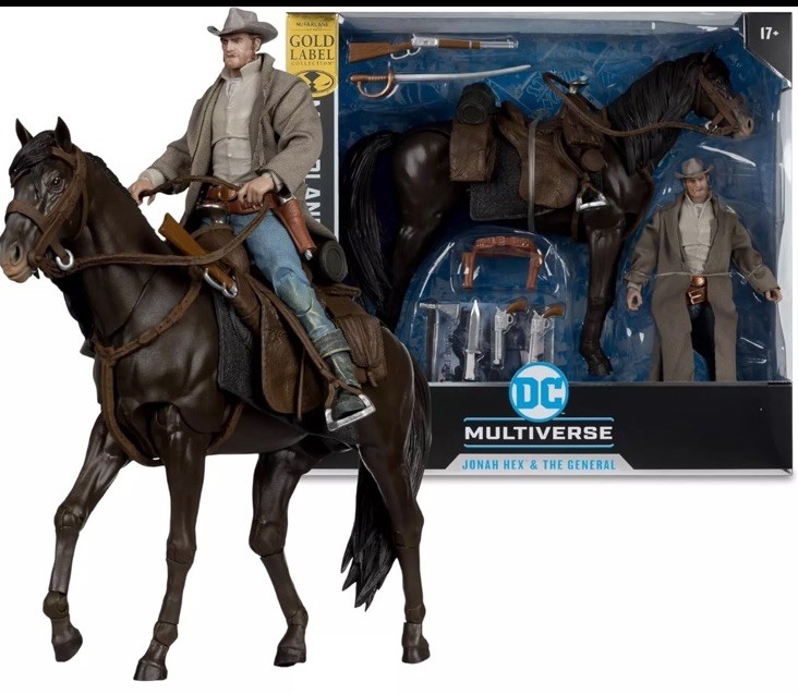 DC Multiverse 6&Prime; Figure 2-pack Exclusive Jonah Hex w/The General Gold Label
