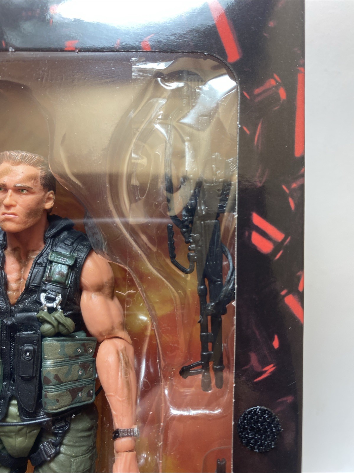 Neca Arnold Schwarzenegger Commando Matrix Ultimate Action Figure 7” 30th Ann