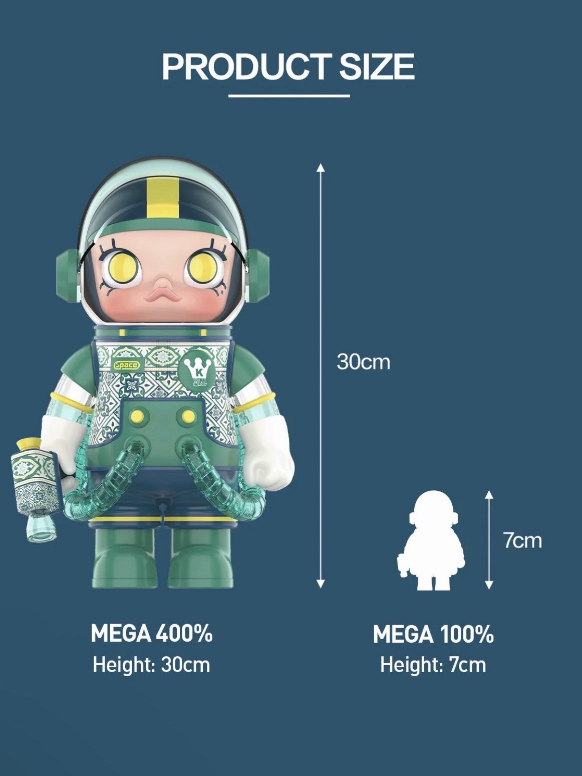 Authentic MEGA SPACE MOLLY 400% Portuguese Tiles – MACAU LIMITED EDITION