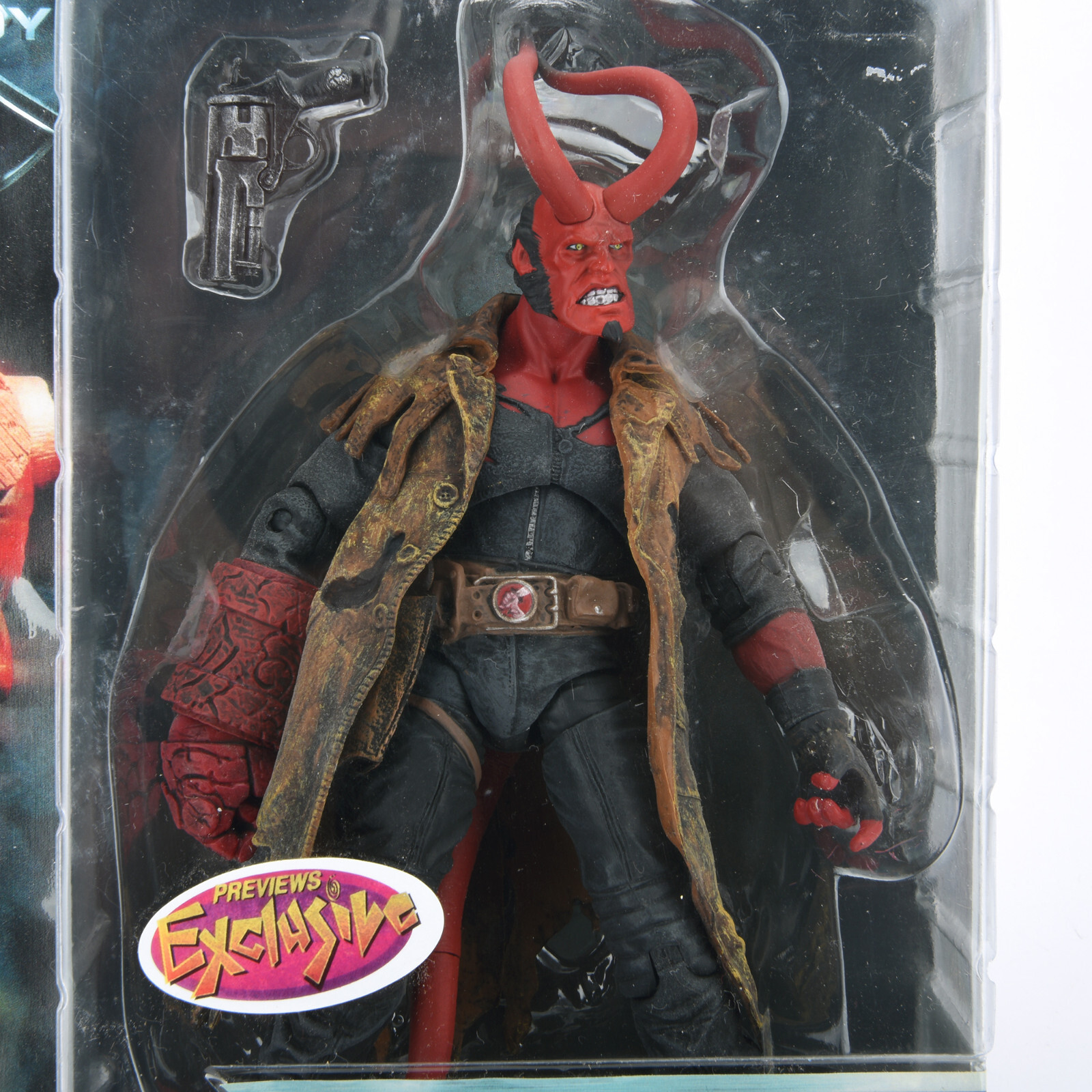 Hellboy Battle Damaged HB 7&Prime; Action Figure Exclusive 1/12 Scale Doll Horn Toys