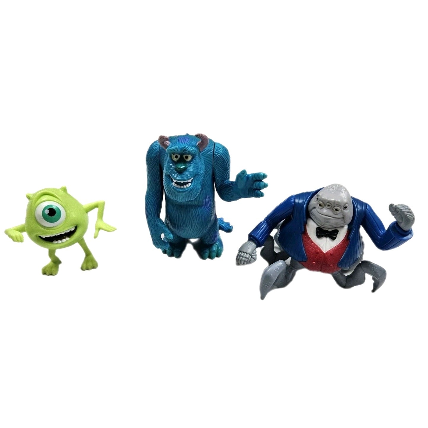 Disney Pixar Monsters inc Figures Lot Sully Mike Henry J. Waternoose III