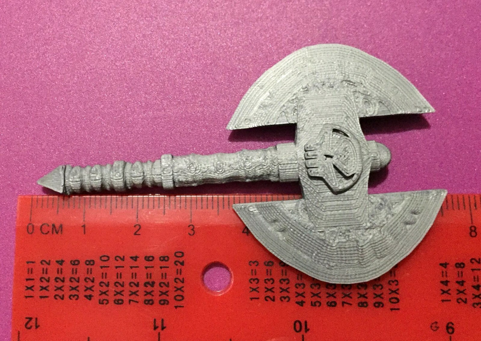 Custom Action Figure Accessory Fantasy Battle Axe Weapon UNPAINTED 1/10 Scale