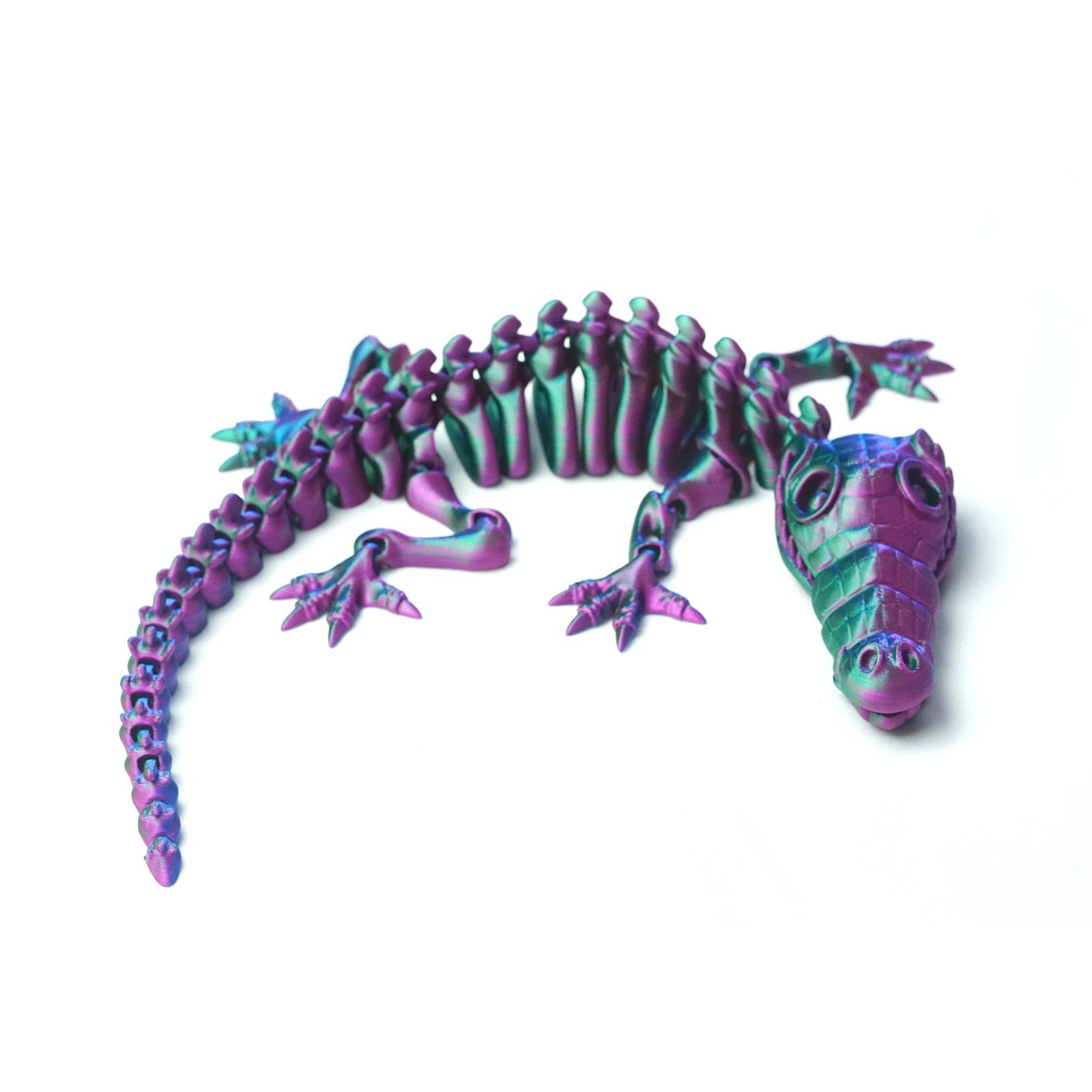 13.4inch 3D Printed Crocodile Model,Articulated Animals figure,Toys Home Decor