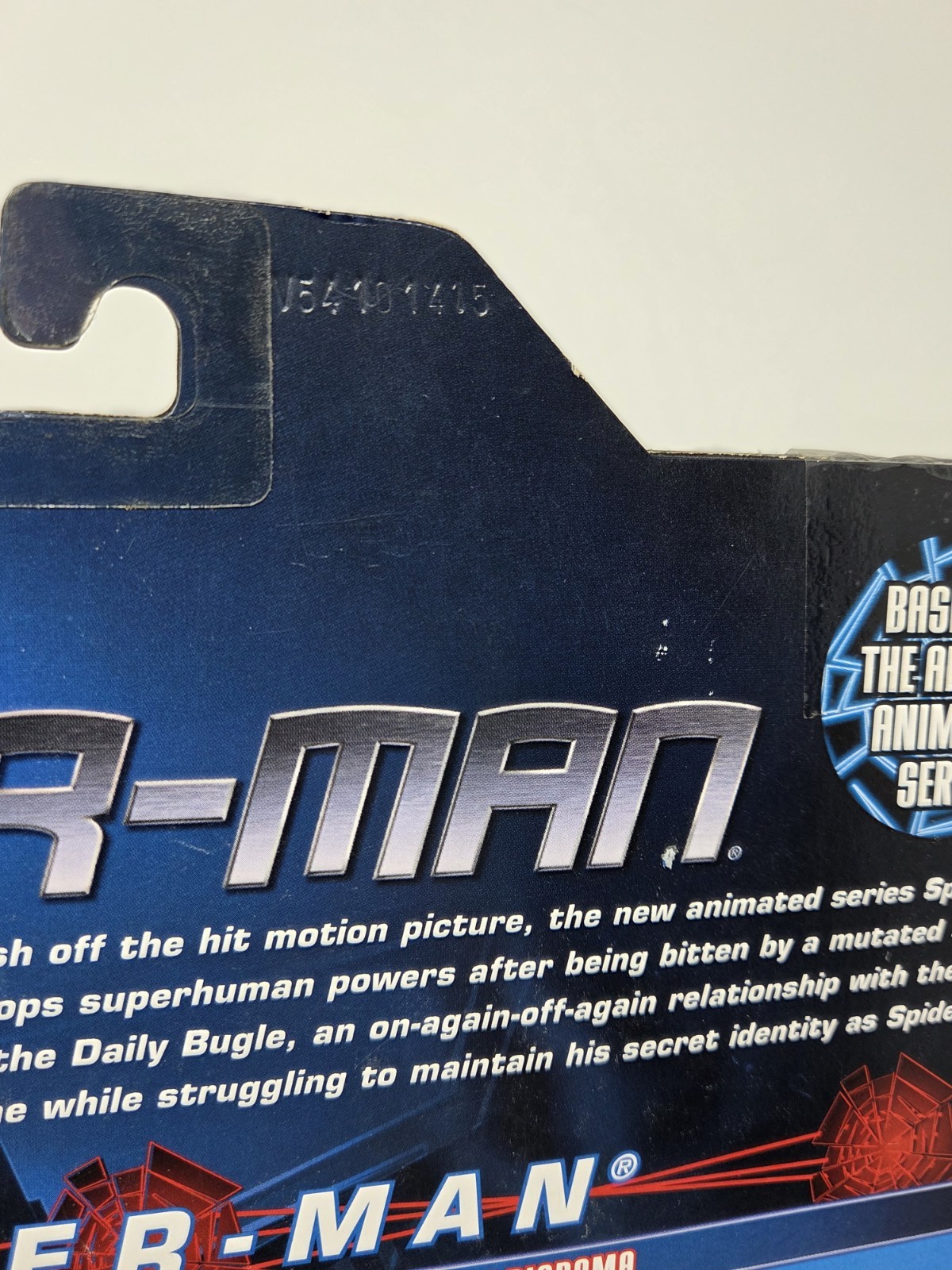 Prototype Test Shot Mock Up Marvel Toy Biz Animated Spider-Man MTV Figure 2003