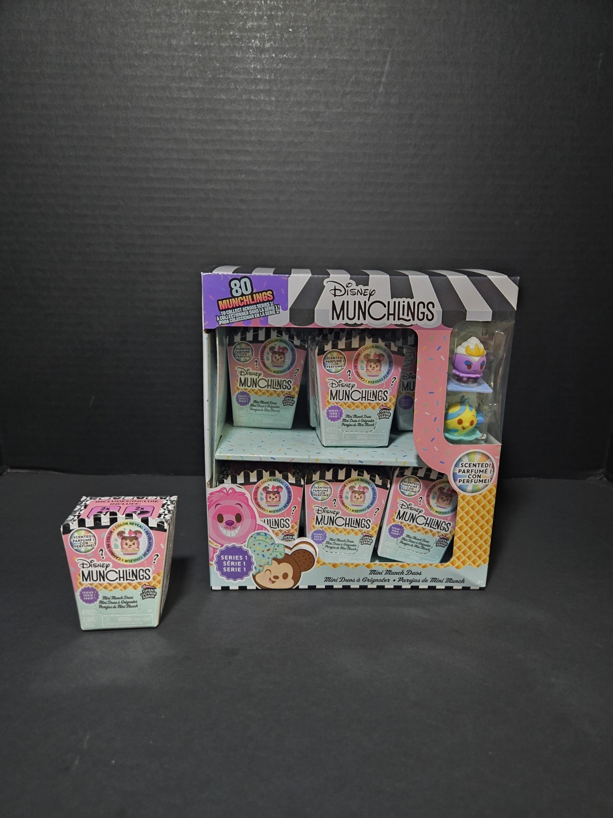Disney Munchlings MINI MUNCH DUOS Blind Figure 2 Pack Color Reveal Big Box Of 17