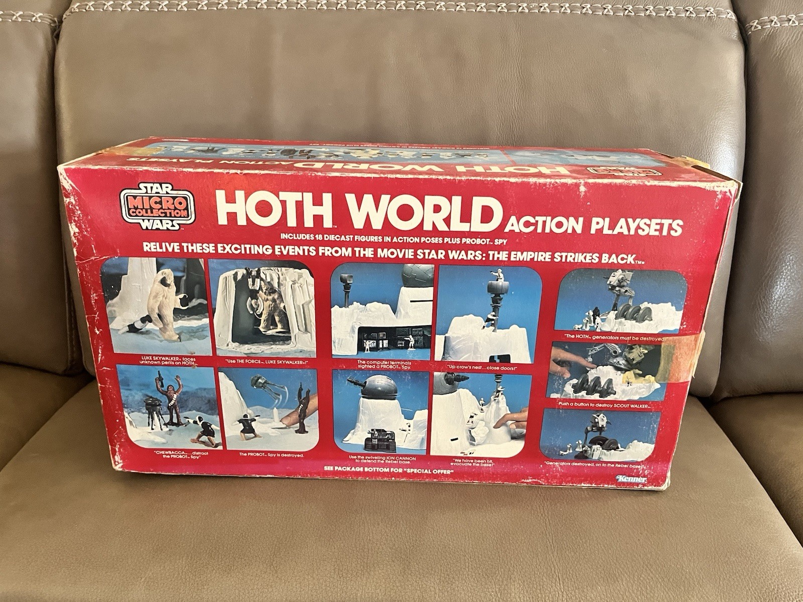 1982 STAR WARS MICRO COLLECTION HOTH WORLD ACTION PLAYSET – COMPLETE – UNUSED