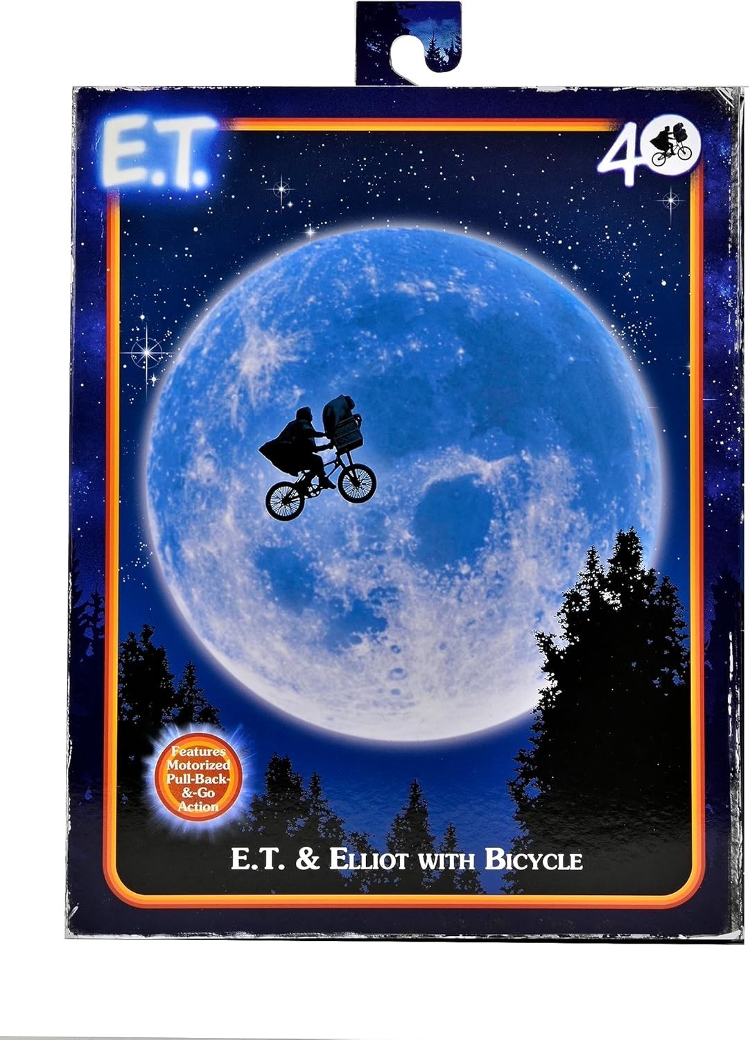NECA – E.T. the Extra-Terrestrial 40Th Anniversary 7″ Elliott & E.T. on Bicycle