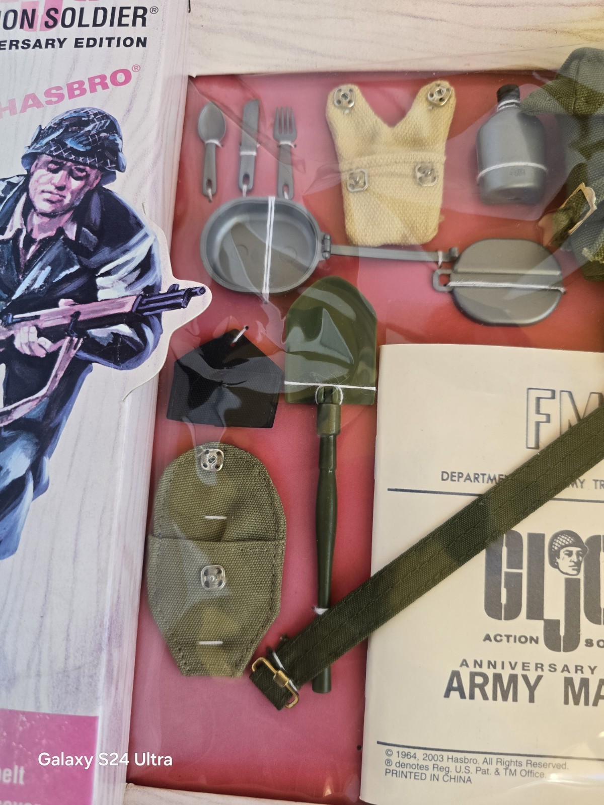 GI Joe Army Combat Field Pack Mess Kit Accessories Anniversary Edition No GI Joe