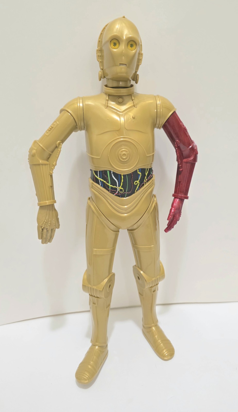 JAKKS Pacific Star Wars C-3PO 18in Action Figure 2015 Force Awakens Gold Red Arm