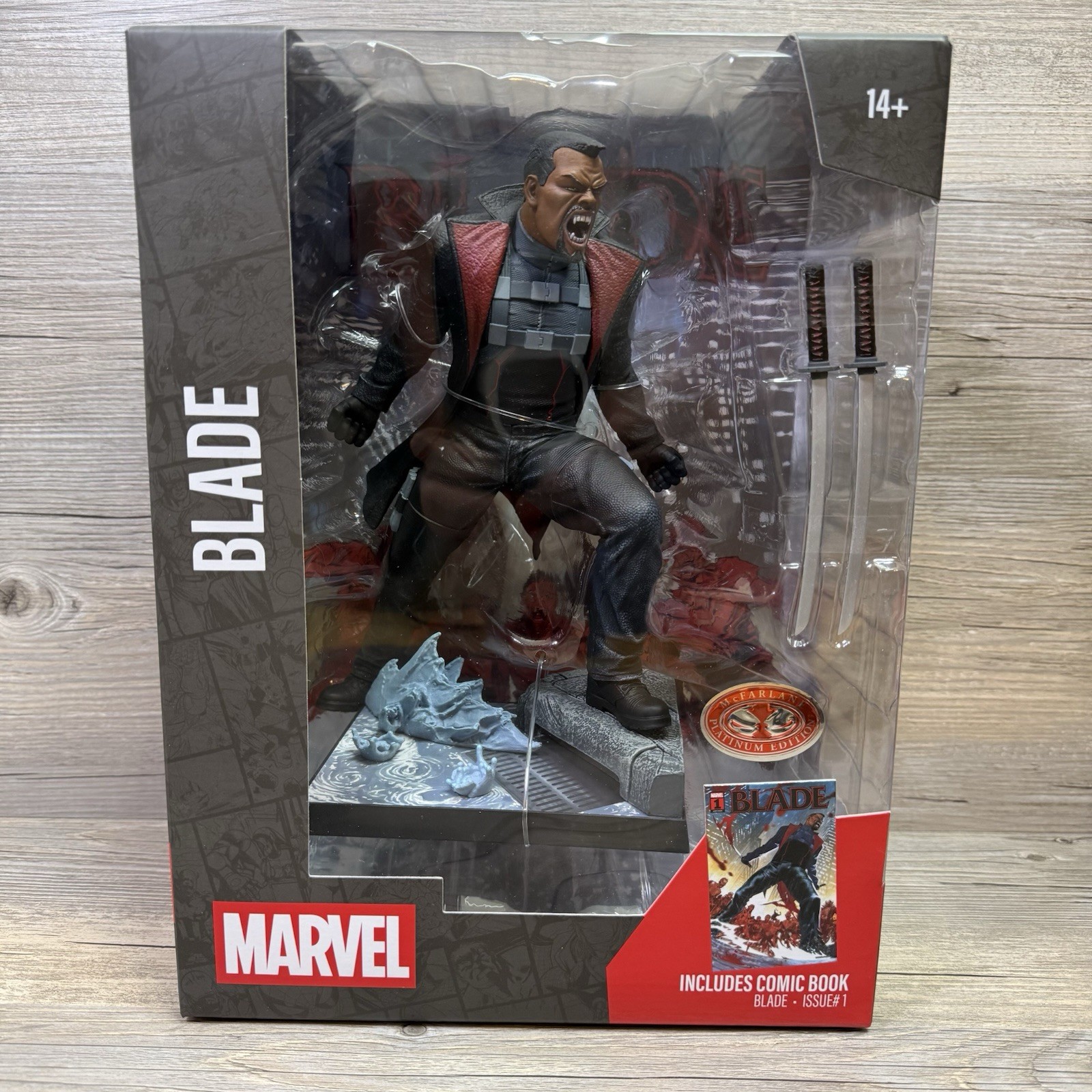 Marvel Blade SEALED McFarlane Platinum Edition Includes Comic Book