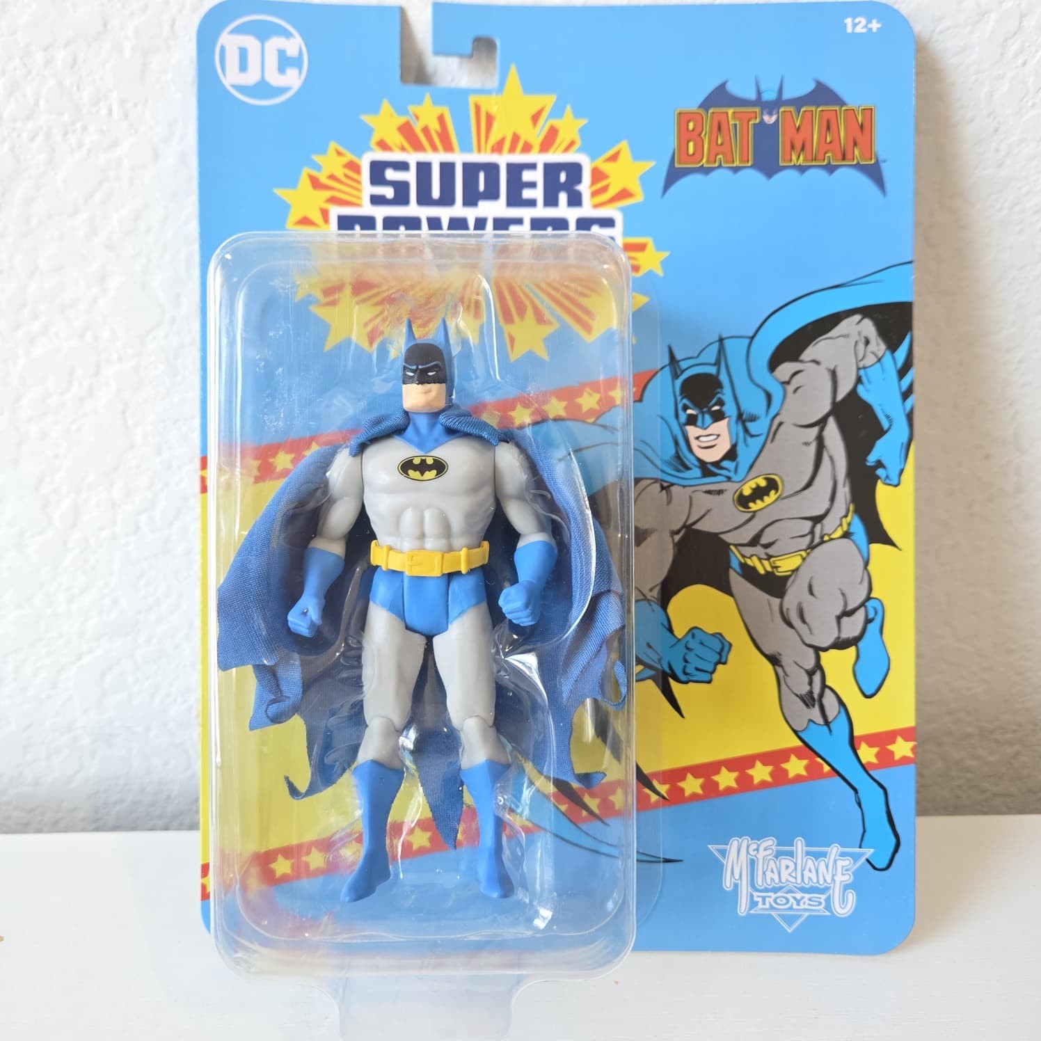 McFarlane Toys DC Super Power BATMAN Classic Detective Blue and Grey