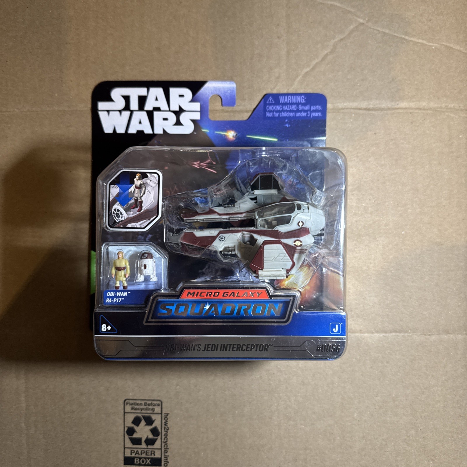 Star Wars Micro Galaxy Squadron Obi Wan&rsquo;s Jedi Interceptor NIB Series 3