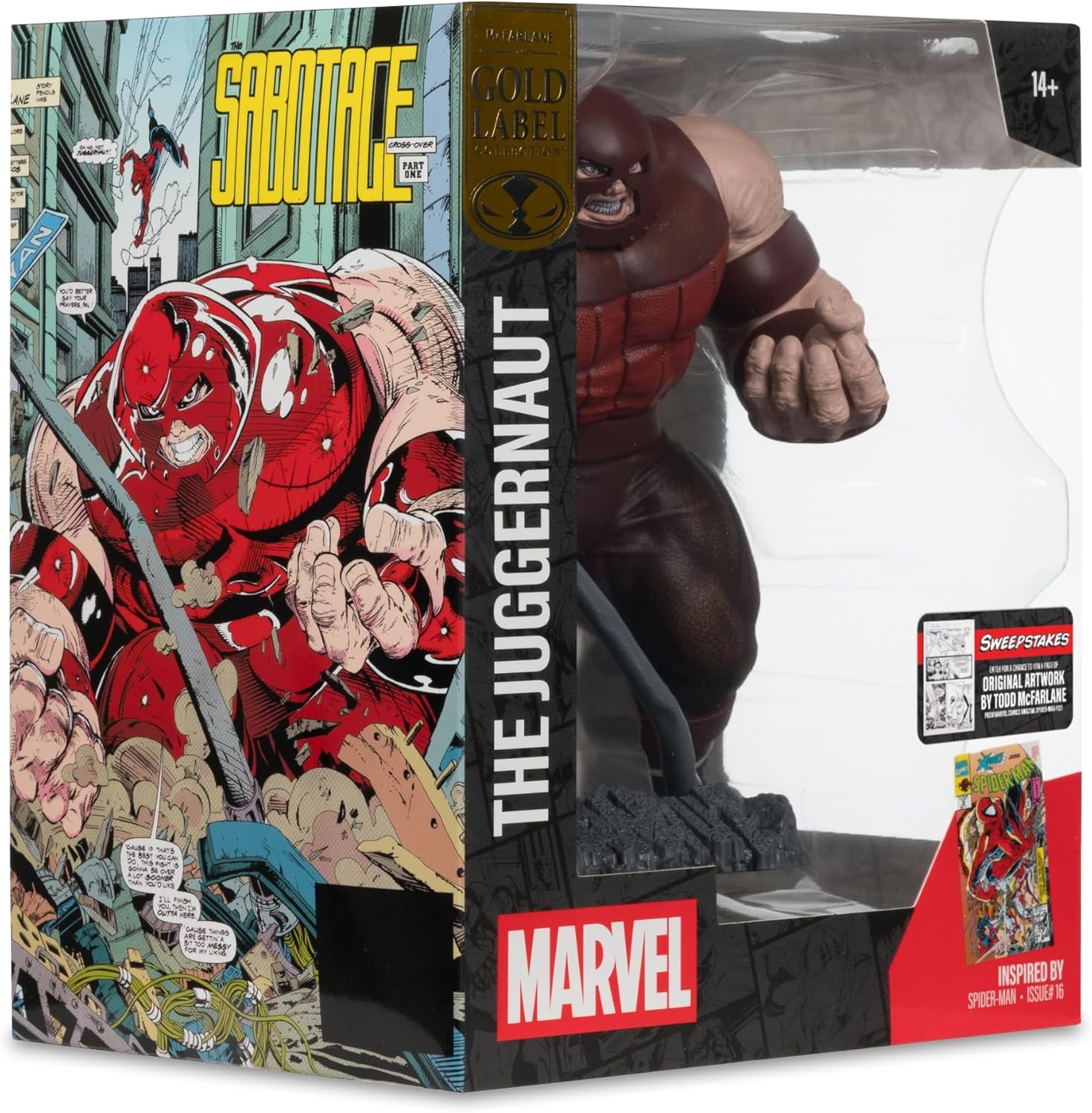 McFarlane Marvel The Juggernaut 1:10th Scale Collectible with Scene (SPIDER-MAN