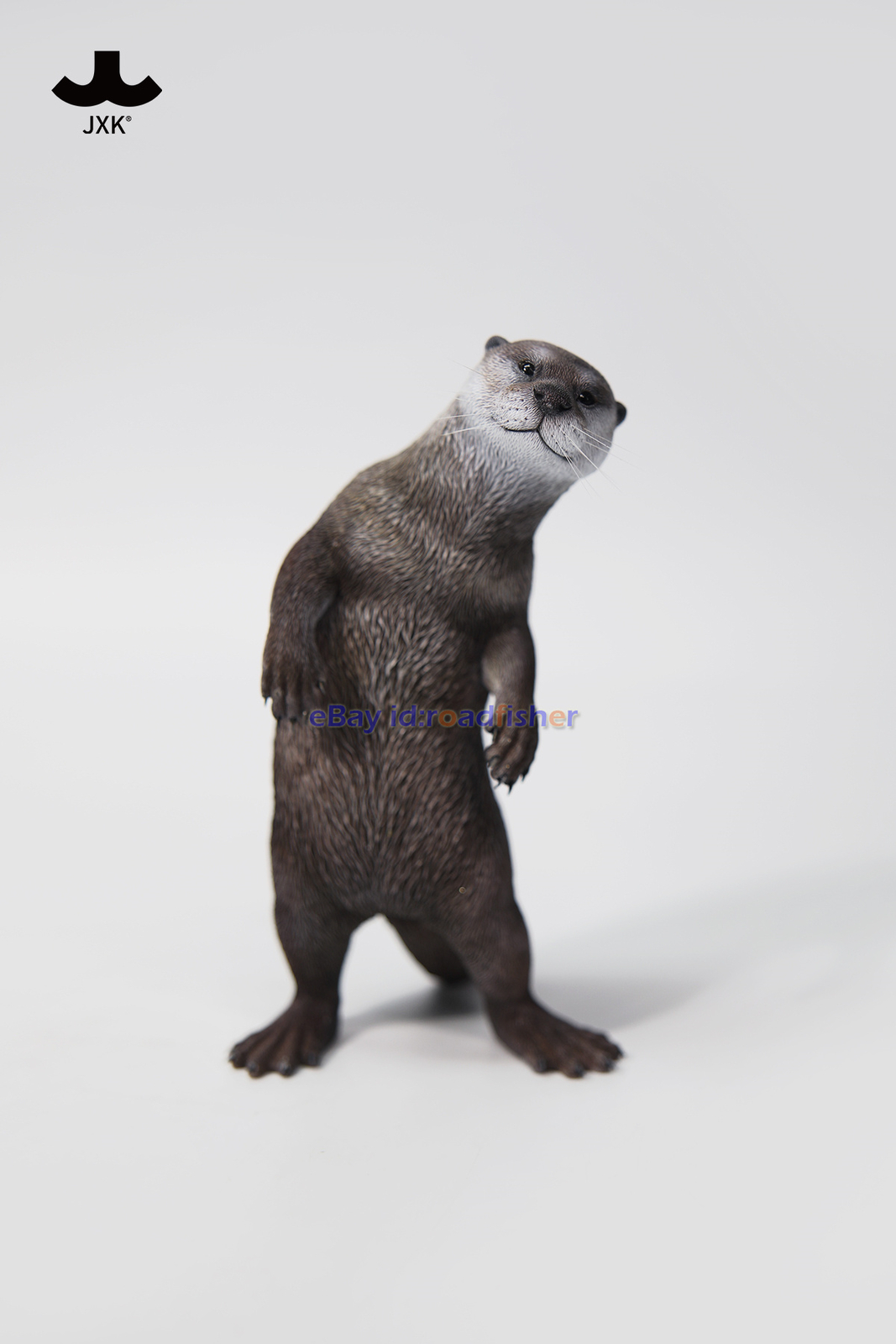 JXK 1/6 Scale Eurasian River Otter Model Animal Figure Scene Decor Kids Toy