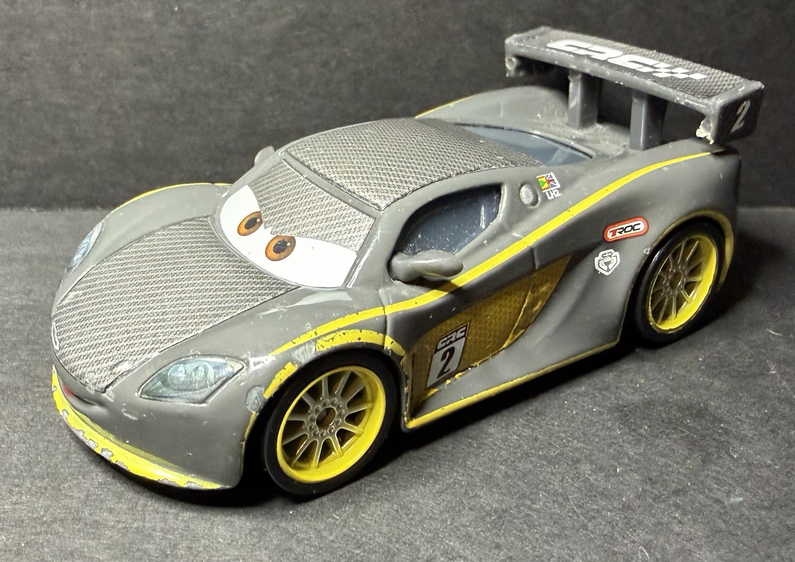 Disney Pixar Cars Lewis Hamilton Carbon Racers Car Metal Diecast Toy Vehicle