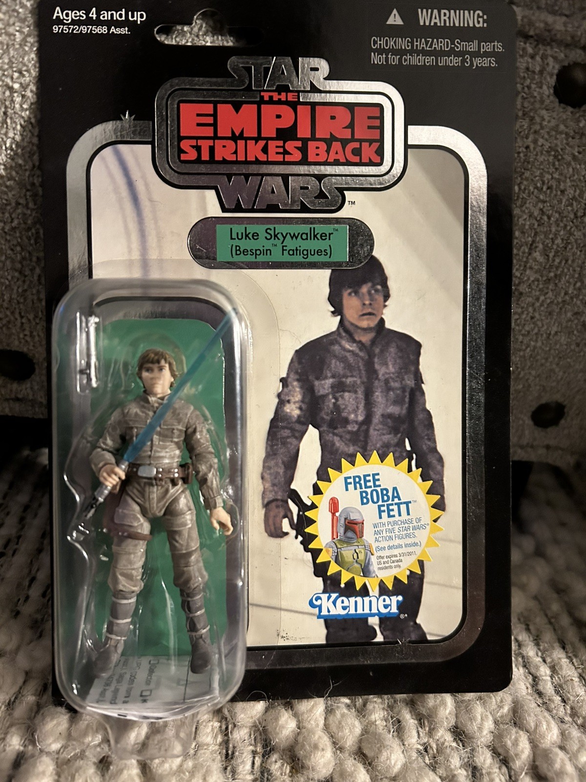 Luke Skywalker 2010 STAR WARS Vintage Collection VC04 NEW FOIL D1