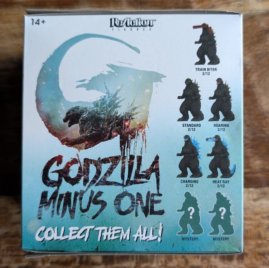 Godzilla Minus One Blind Box FULL RETAIL TRAY OF 12 PIECES!!! Super7 Toho