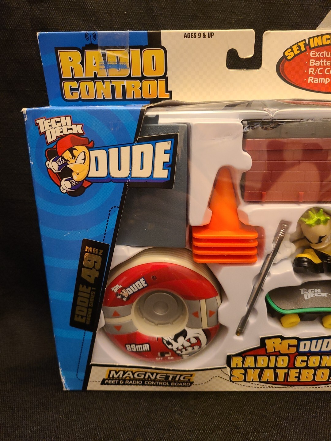 RARE Tech Deck Dude Radio Control Skateboard RC Dude Billy Sumo Eddie mhz Dudes
