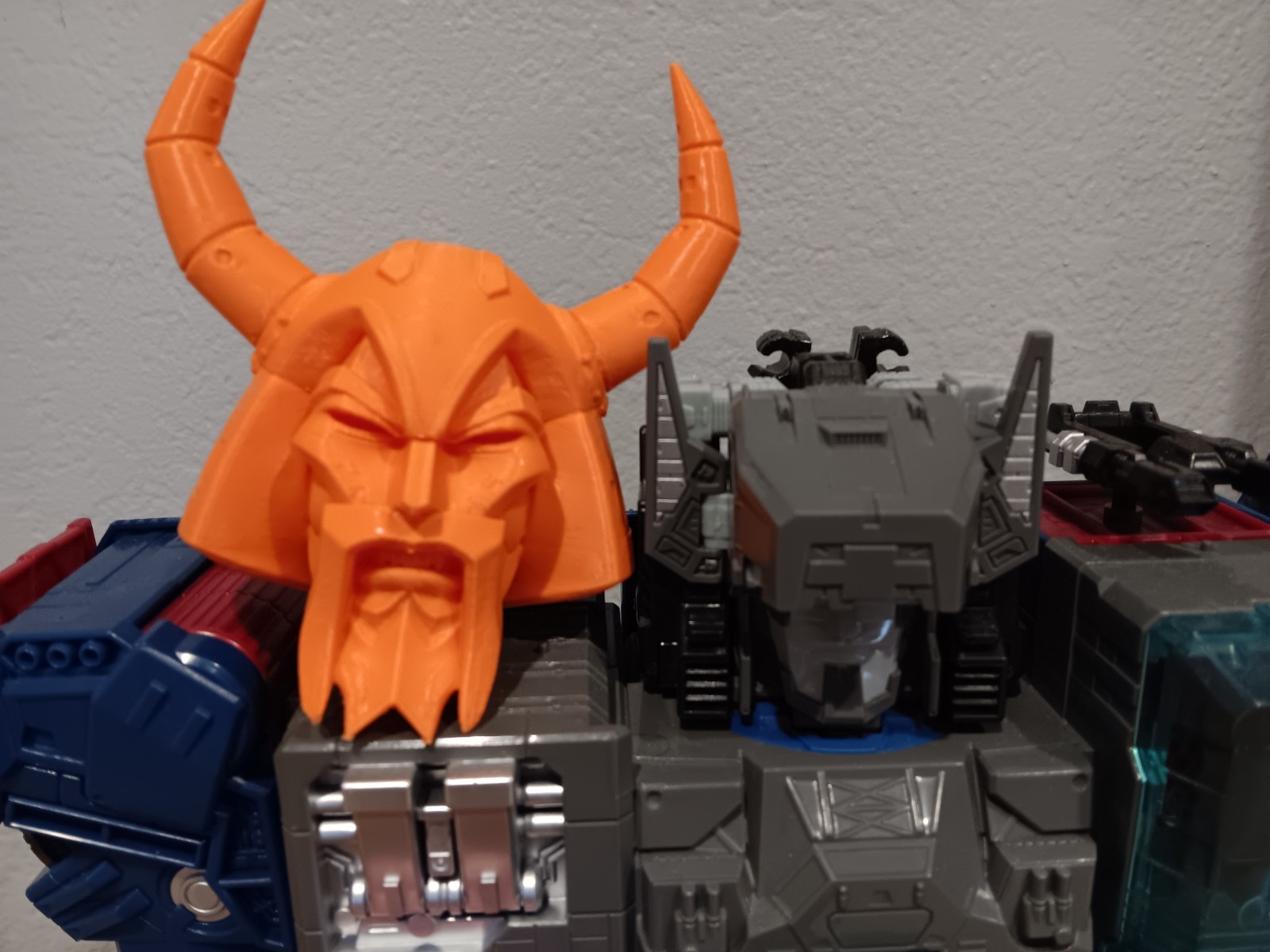 Retro G1 Transformers style Unicron head 3D printed Choose your color Paintable