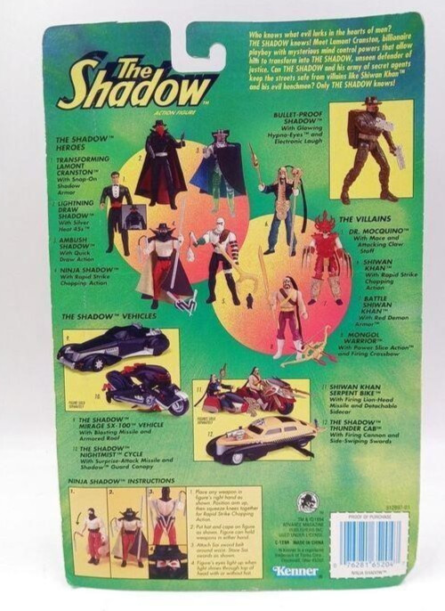The Shadow Ninja Shadow Action Figure Kenner 1994