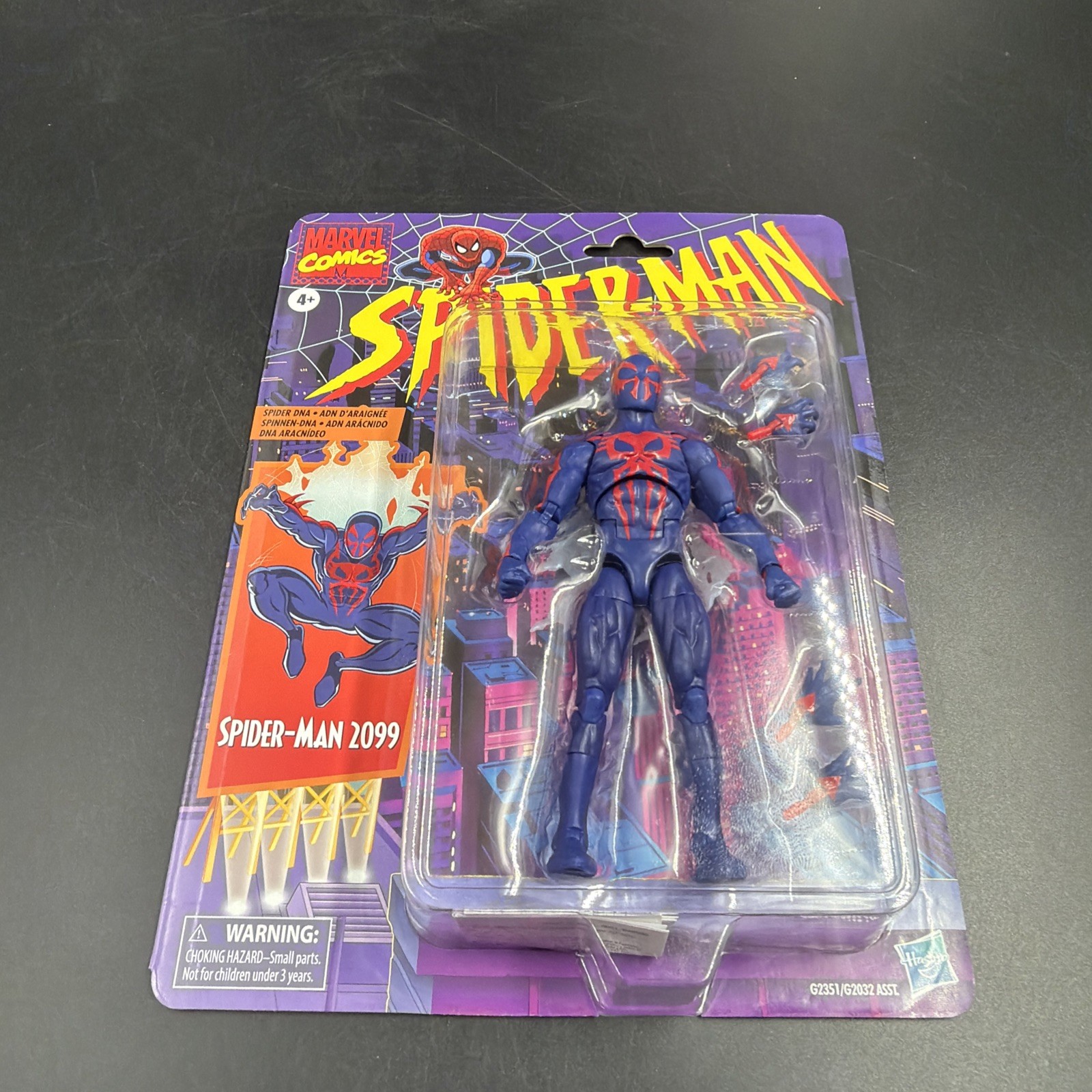2026 Marvel Spider-Man Legends Retro Carded SPIDER-MAN 2099 6&Prime; Hasbro Figure