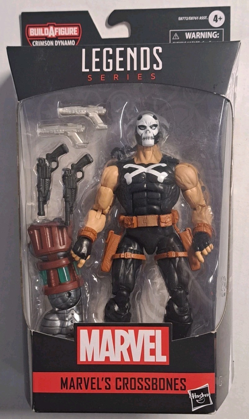 Marvel Legends Series Crossbones with BAF Crimson Dynamo Hasbro 6” Action Figure
