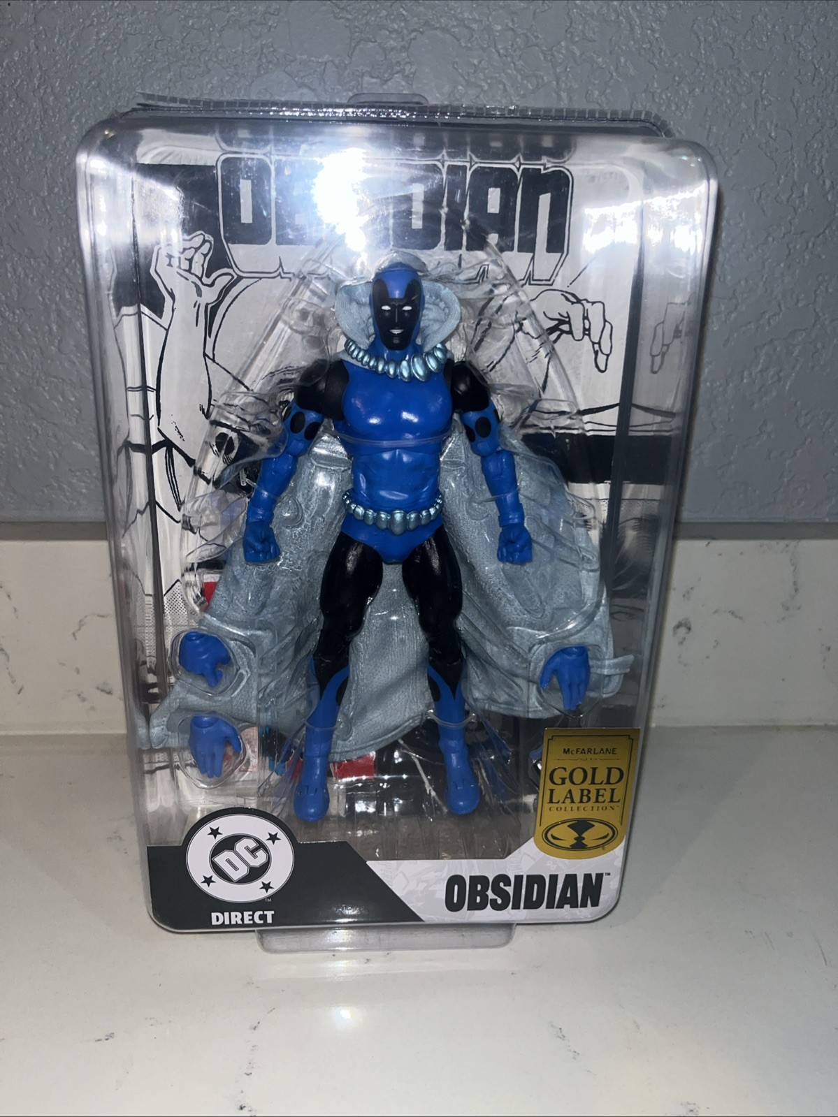 DC Direct Action Figure Obsidian Infinity Inc #16 Chase Gold Label McFarlane Toy