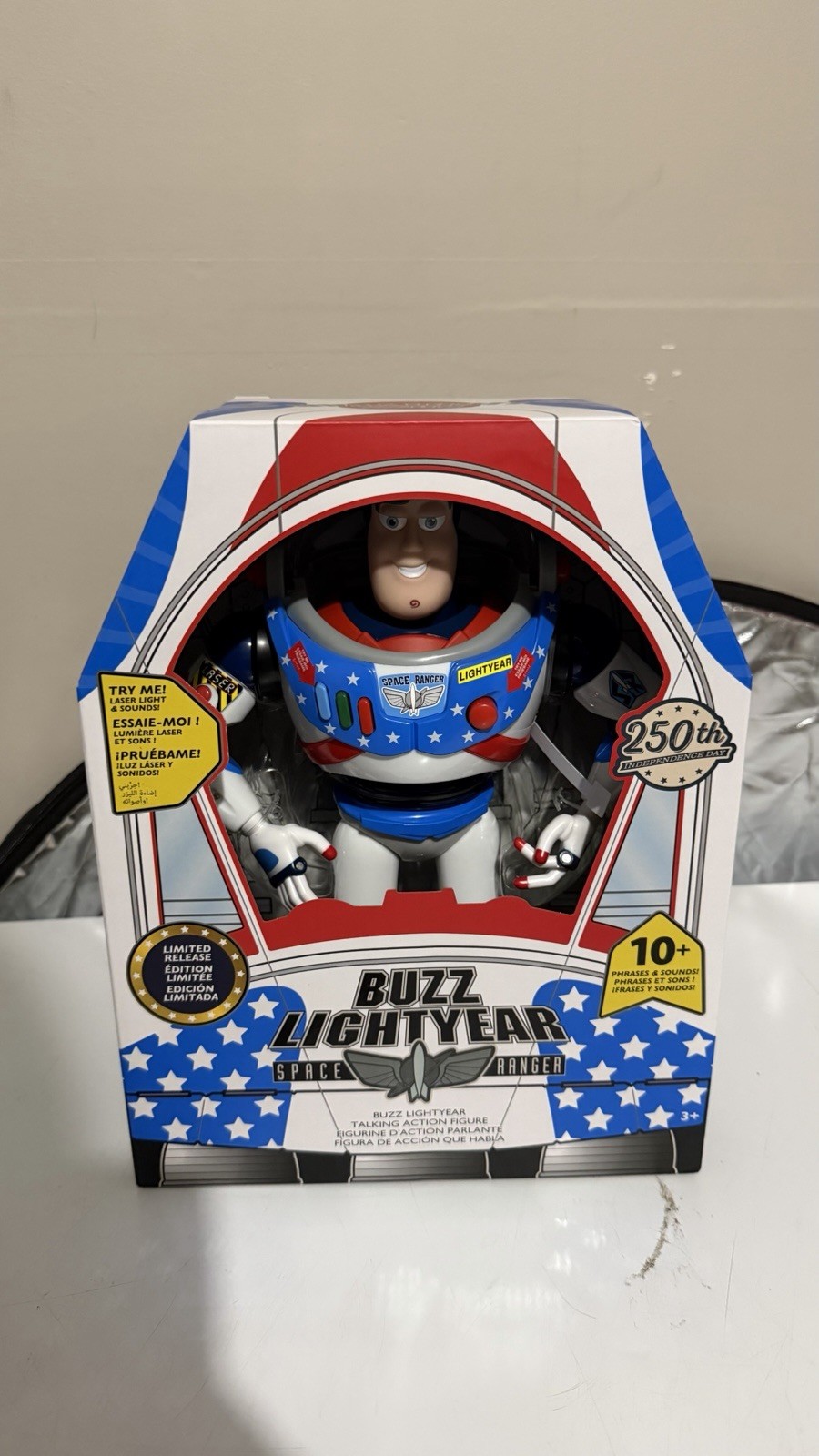 2026 Disney Parks 250th Independence Day Buzz Lightyear Limited Release AF