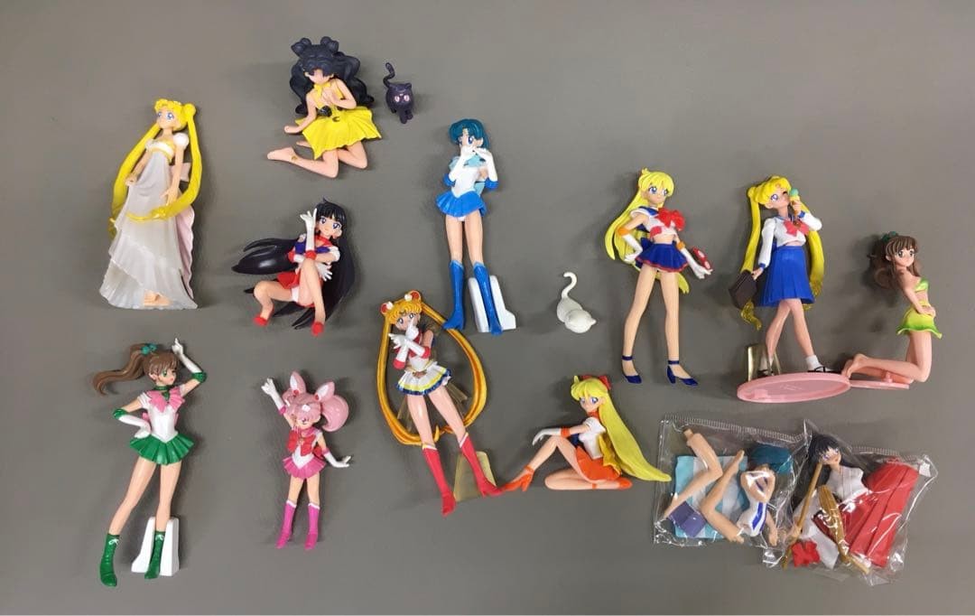HGIF Sailor Moon 15-Piece Set including Princess Serenity & Sailors Used