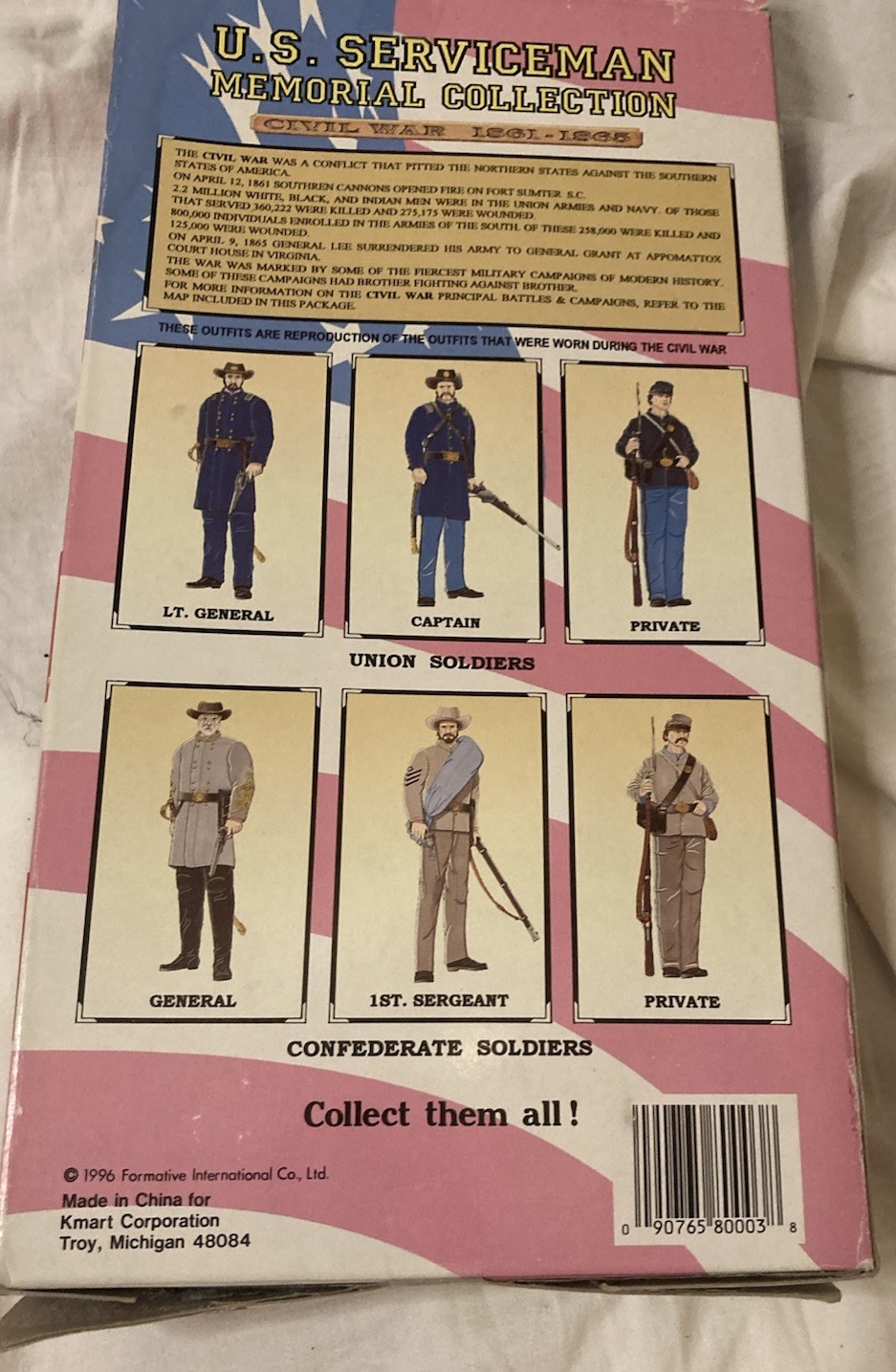 Soldiers Of The World 12” Action Figure Union Private Civil War