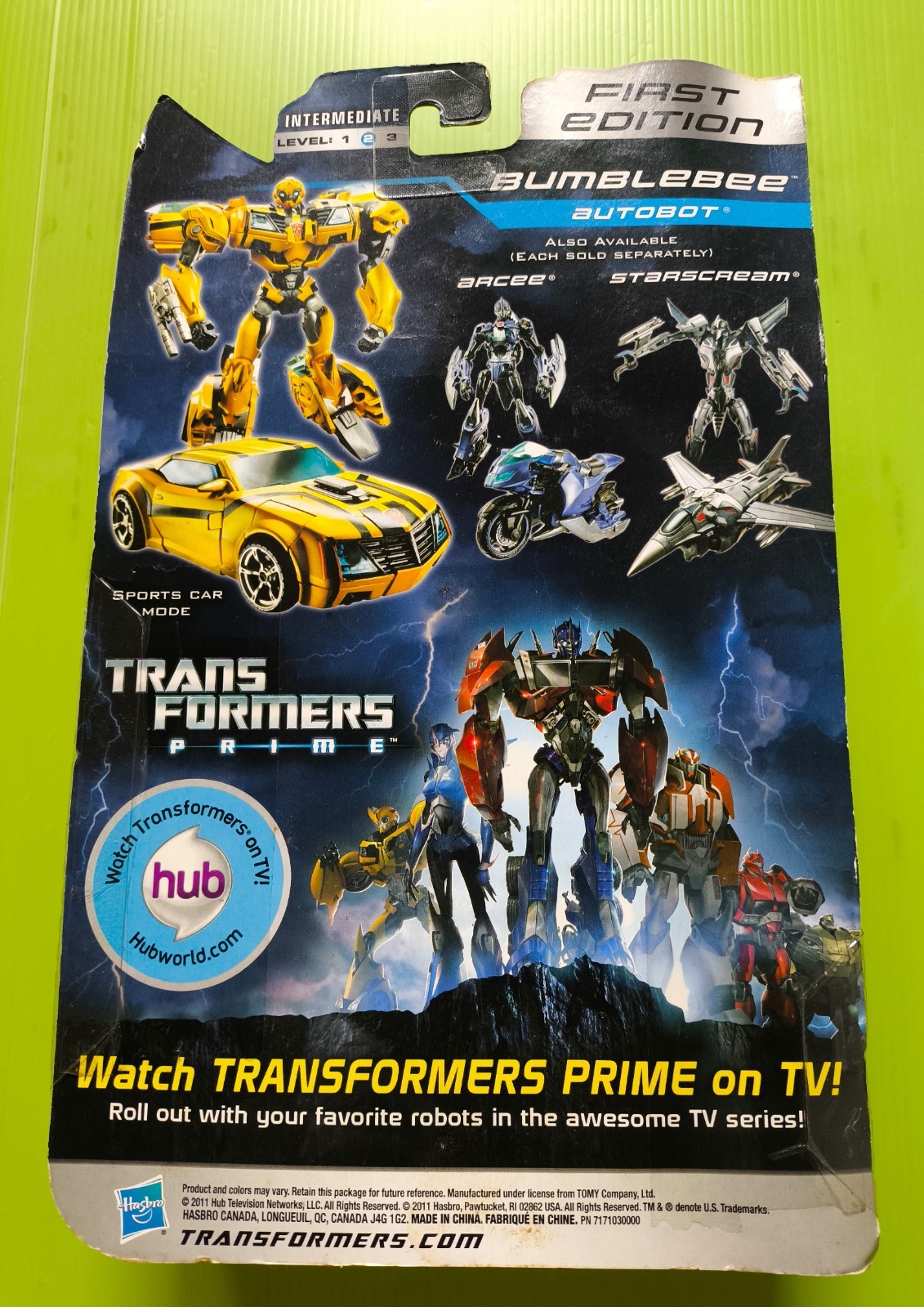 Transformers Prime First Edition Deluxe Bumblebee MOSC Hasbro NO IMPORT FEES