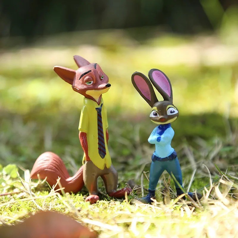 Zootopia Animals Dolls Figures Cake Topper Party Toys Gift – 12 Pcs Set