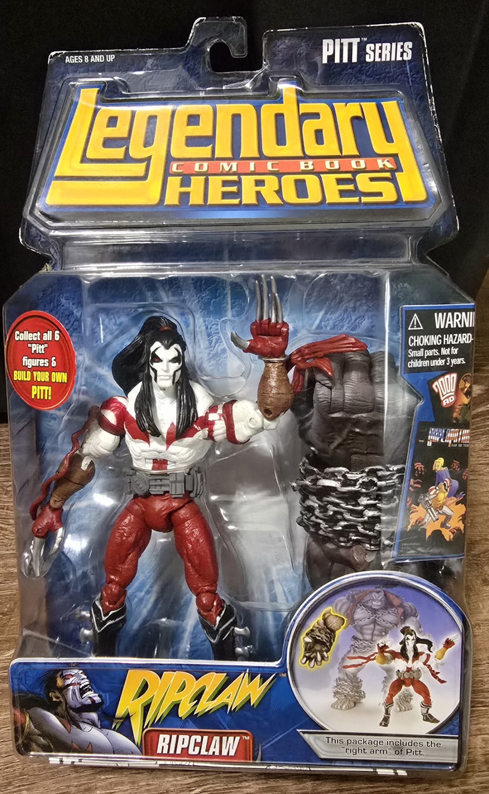 Marvel Toys Legendary Comic Book Heroes RIPCLAW BAF W/PITT&rsquo;S Right Arm Unopened