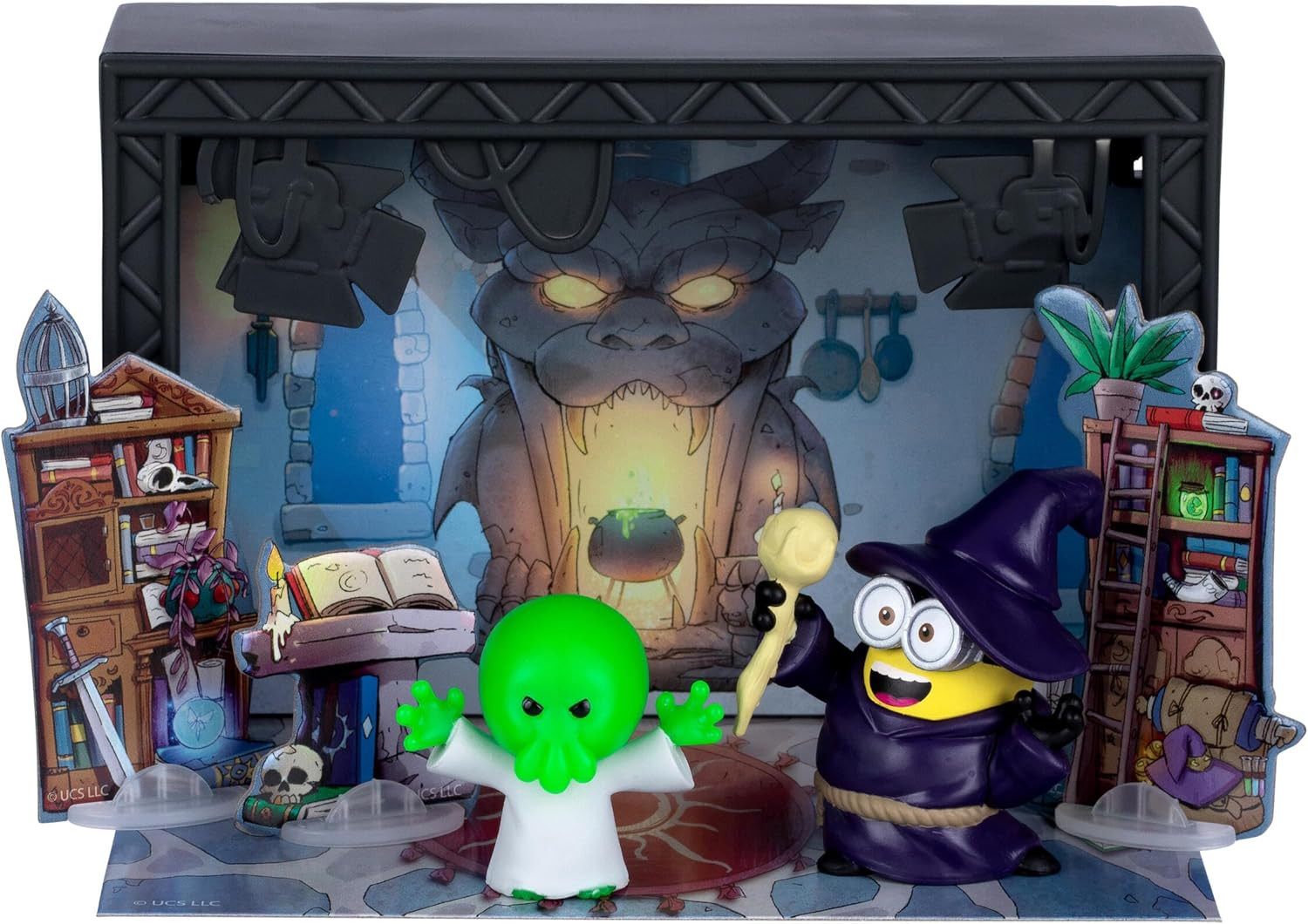 Minions & Monsters Wizard&rsquo;s Lair Sound Stage 2 Cast & Crew Mini Figures New Toy