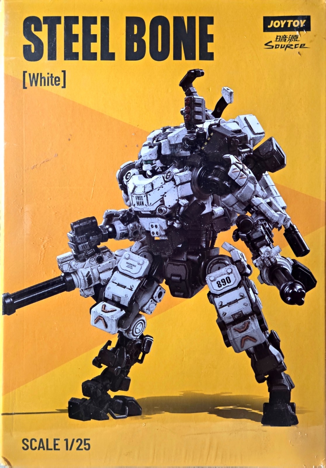 Joytoy 1/25 Dark Source Steel Bone (White) Mecha Action Figure US Seller