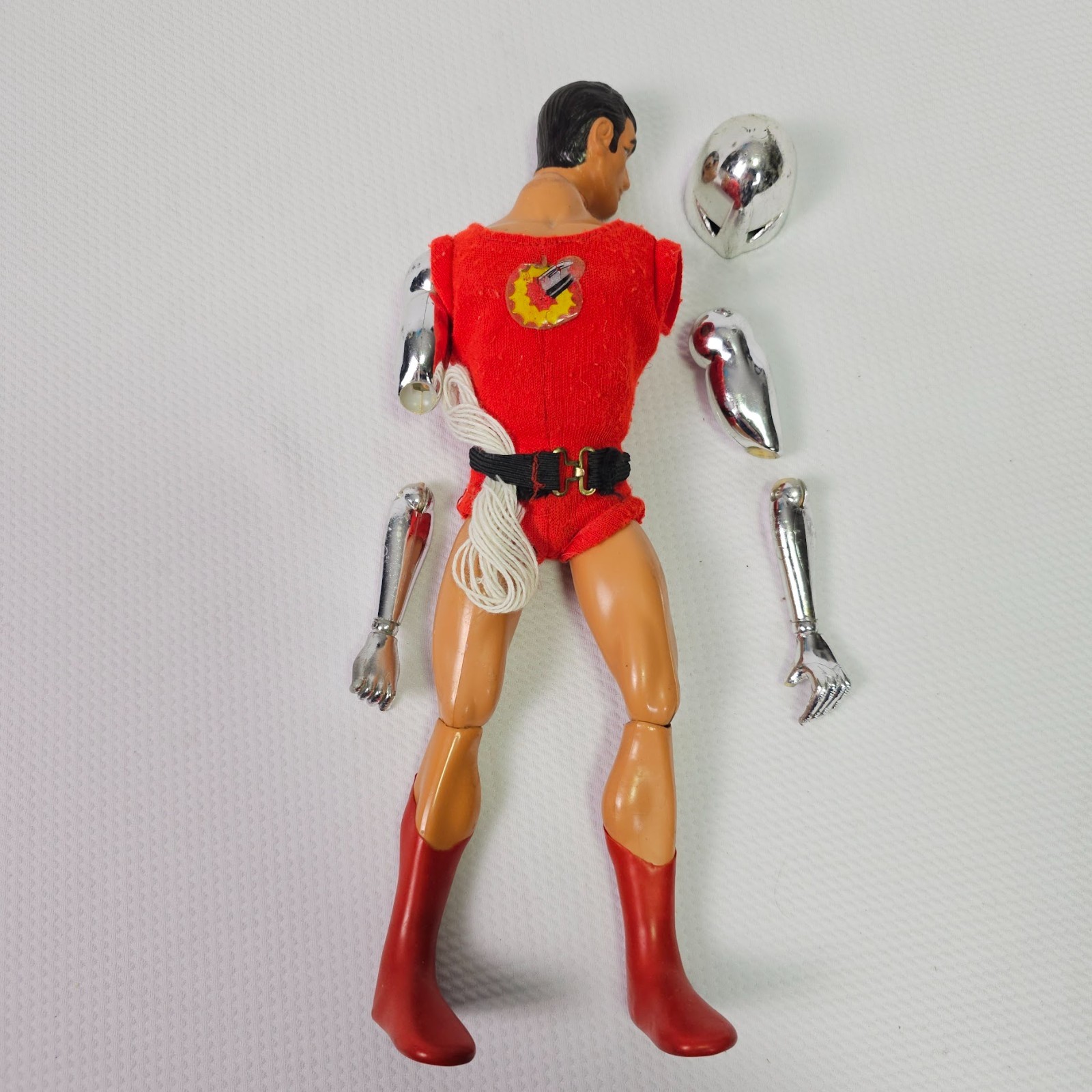 Original 1976 Hasbro G.I. Joe Bulletman The Human Bullet -Disassembled w/ Helmet