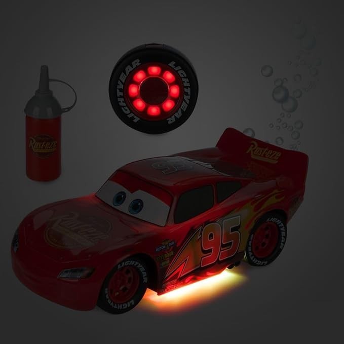 Lightning McQueen Bubble-Blowing Remote Control Car – 2.4GHZ