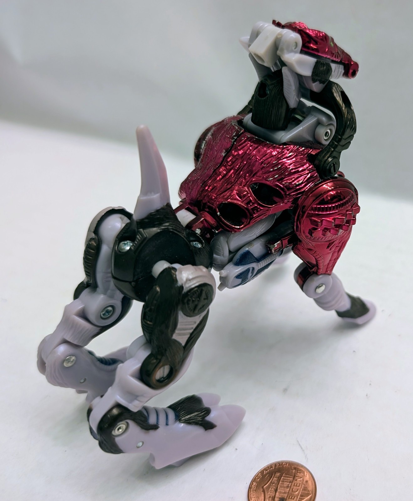Transformers Beast Wars.RAMULUS.Transmetals 2.Deluxe Class.Figure.aka longhorn