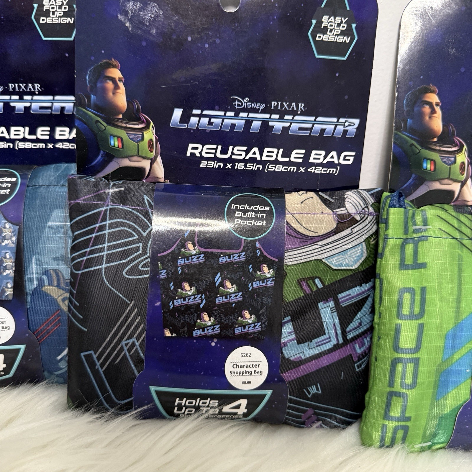 Disney • PIXAR. Light Year Reusable Bags Lot Of 3