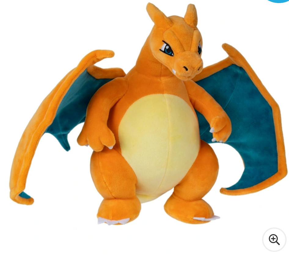 Genuine!! Official POKEMON CHARIZARD 12&Prime; Plush ~ 30cm NEW WITH TAG