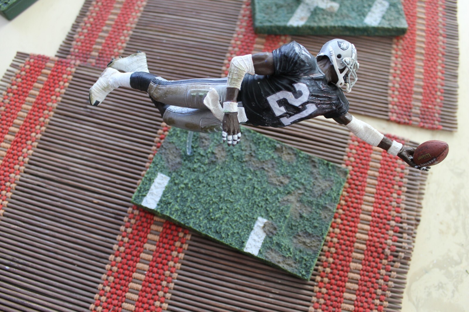 CUSTOM NFL MCFARLANES: BURROW, BOULWARE, DIGGS, JONES, RIGGINS, STEVENSON, COLTS