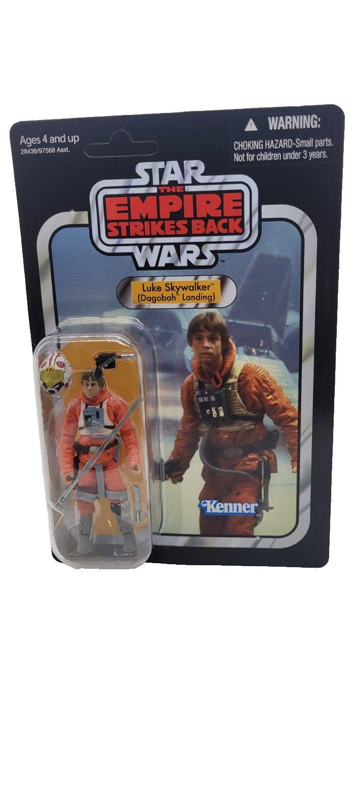 Hasbro Star Wars Luke Skywalker Dagobah Landing VC44 Unpunched Card MISP