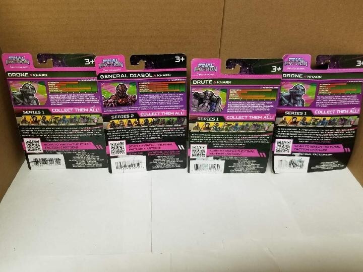 Final Faction 4 Figure Lot