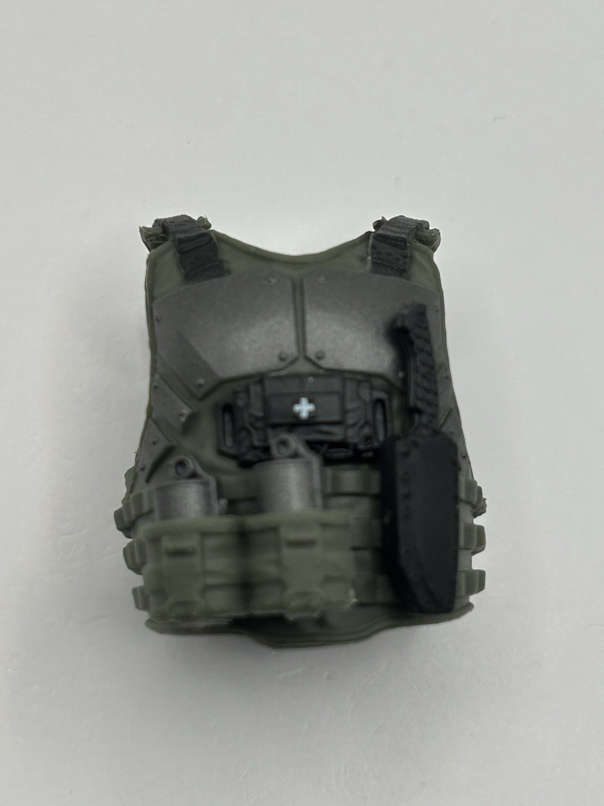 Valaverse Action Force Tactical Vest With Knife & Tear Gas (O) Fodder 1/12 Scale