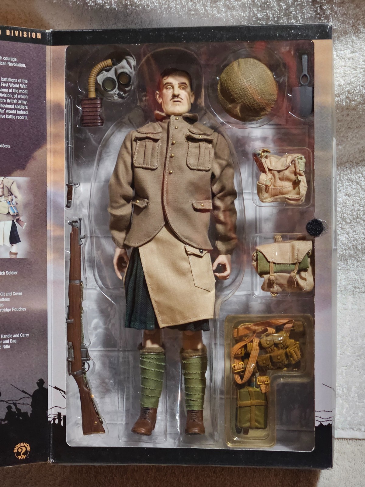 SIDESHOW &lsquo;Bayonets & Barbed Wire&rsquo; 6th/7th Battalion BLACK WATCH 12&Prime; Figure NIB!